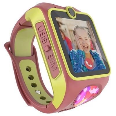 MyKi Junior 3G piros-sárga helymeghatározós gyerekóra kétirányú videóhívással