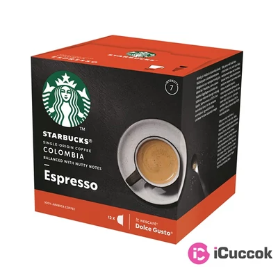 Nescafé Starbucks Dolce Gusto Colombia Medium Roast Espresso 12 db kávékapszula