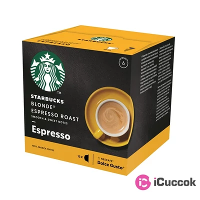 Nescafé Starbucks Dolce Gusto Espresso Blonde Roast 12 db kávékapszula