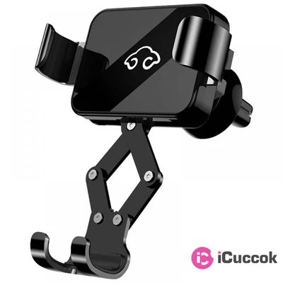 Nillkin NILK-B2HOLDER-BK B2 univerzális szellőzőrácsba rögzíthető fekete autós telefon tartó