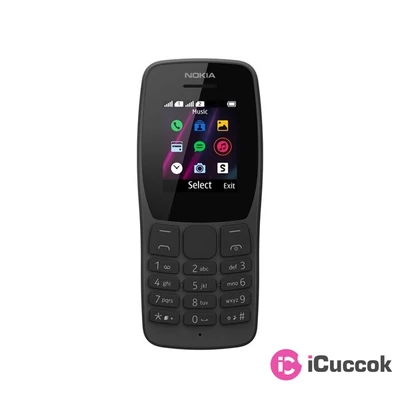 Nokia 110 1,77" Dual SIM fekete mobiltelefon