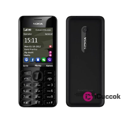 Nokia 216 DS 2,4" Dual SIM fekete mobiltelefon