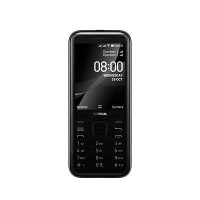 Nokia 8000 4G 2,8" Dual SIM fekete mobiltelefon
