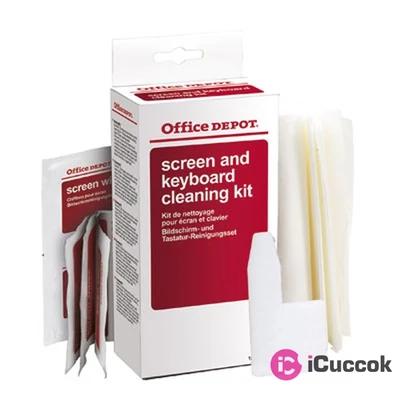 Office Depot monitor és billentyűzet tisztító szett
