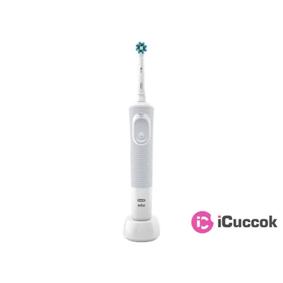 Oral-B D100 Vitality fehér elektromos fogkefe Cross Action fejjel