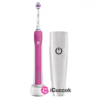 Oral-B PRO 750 3D White elektromos fogkefe + úti tok