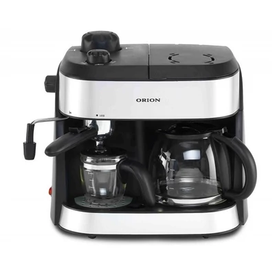 Orion OCCM-4616 4 személyes tejhabosítós fekete/ezüst kombinált kávéfőző