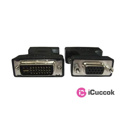 PRC DVI-I (Male) - D-Sub (VGA) (Female) átalakító