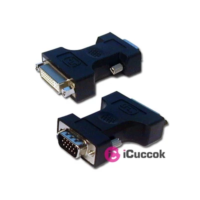 PRC DVI-I (Female) - D-Sub (VGA) (Male) átalakító