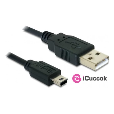 PRC USB 2.0 A - mini USB 2.0 B 5-pin 1,8m kábel