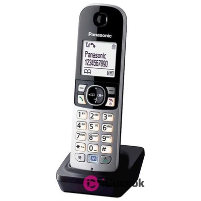 Panasonic KX-TGA681FXB DECT töltővel fekete/ezüst kézibeszélő