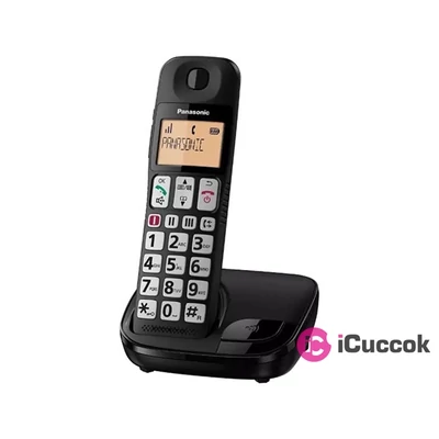 Panasonic KX-TGE110HGB fekete dect telefon