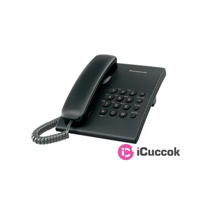 Panasonic KX-TS500HGB fekete vezetékes telefon