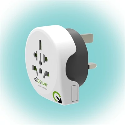 Q2 Power Q2WUK Világ - Egyesült Királyság utazó adapter