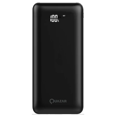 Quazar Space Display 12000mAh fekete power bank