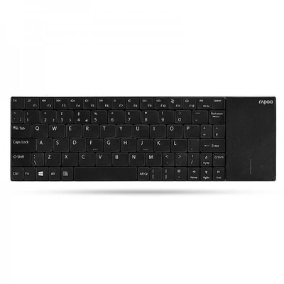 Rapoo "E2710" HUN fekete vezeték nélküli Touchpad billentyűzet