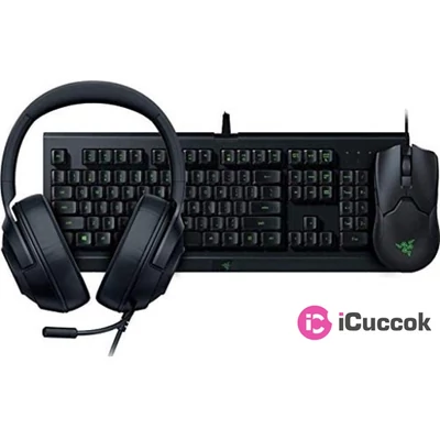 Razer Power Up headset + billentyűzet + egér gamer szett