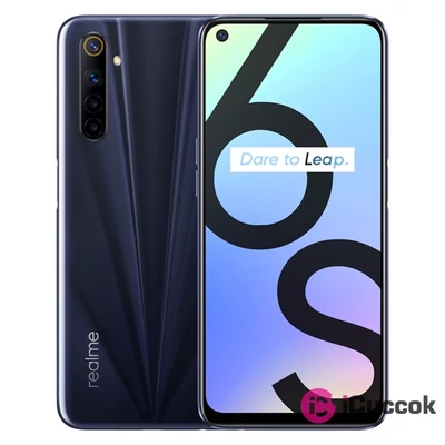 Realme 6S 6,5" LTE 4/64GB Dual SIM fekete okostelefon