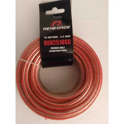 Renegade REN2510SC autóhifi hangszóró kábel, 10m