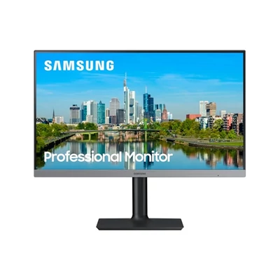 Samsung 24" F24T650FYR LED IPS HDMI Display port kékes sötétszürke monitor