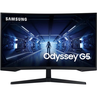 Samsung 32" C32G55TQWU LED WQHD HDMI Display port 144Hz ívelt kijelzős monitor