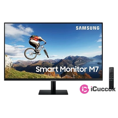Samsung 32" S32AM700UR LED 4K 2HDMI HDR10+ SMART monitor távirányítóval