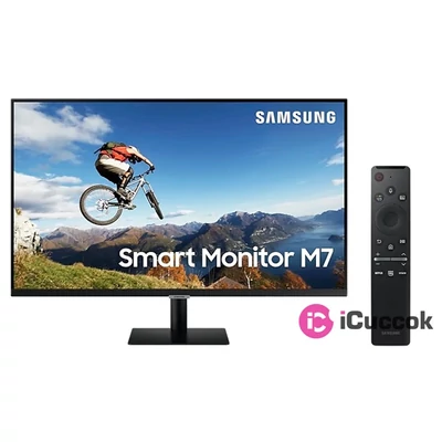 Samsung 32" S32AM700UU LED 4K 2HDMI HDR10+ SMART monitor távirányítóval