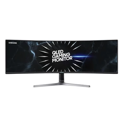 Samsung 49" C49RG90SSR QLED Dual QHD HDMI 2Display port 120Hz ívelt kijelzős kékes sötétszürke gamer monitor