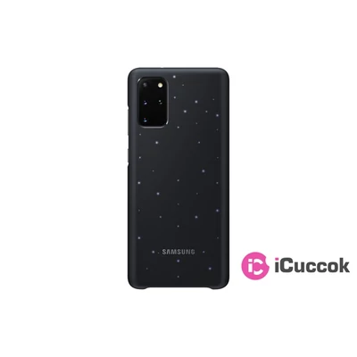 Samsung EF-KG985CBEGEU Galaxy S20+ fekete LED cover hátlap