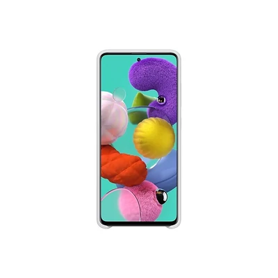 Samsung EF-PA515TWEG Galaxy A51 fehér szilikon hátlap