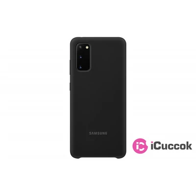 Samsung EF-PG980TBEGEU Galaxy S20 fekete szilikon hátlap