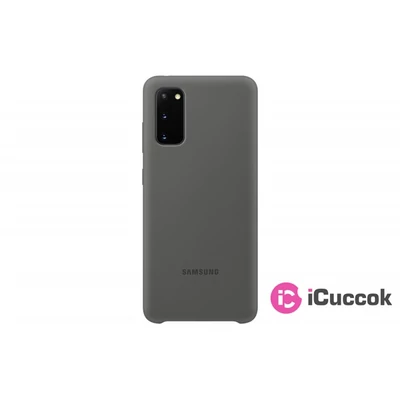 Samsung EF-PG980TJEGEU Galaxy S20 szürke szilikon hátlap