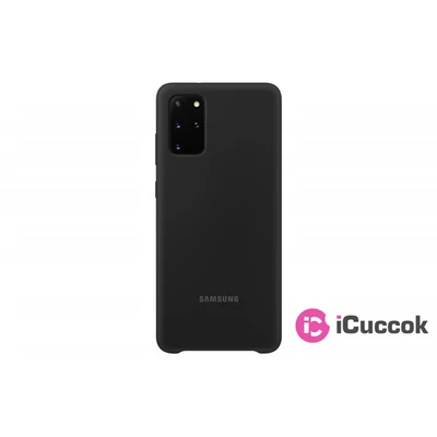 Samsung EF-PG985TBEGEU Galaxy S20+ fekete szilikon hátlap