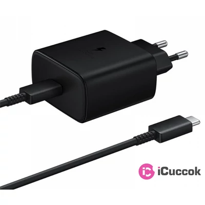 Samsung EP-TA845XBEG 45W USB Type-C fekete hálózati töltő