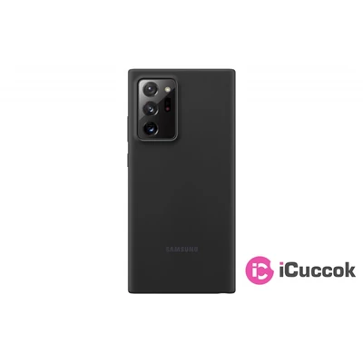 Samsung OSAM-EF-PN985TBEG Galaxy Note 20 Plus fekete szilikon hátlap