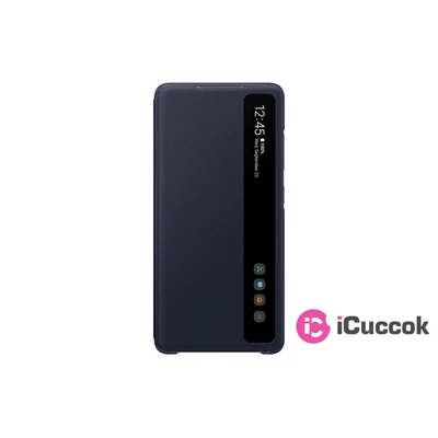 Samsung OSAM-EF-ZG780CNEG Galaxy S20 FE clear view cover sötétkék tok