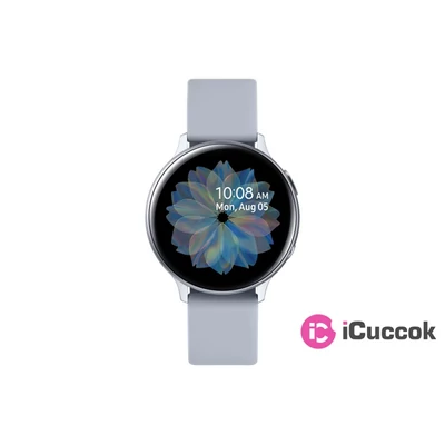 Samsung SM-R820NZSA Watch Active2 44mm ezüst okosóra, alu váz / szilikon szíj