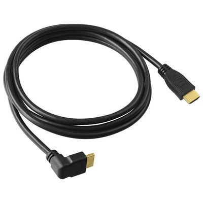 Sbox HDMI 1.4 M/M - 1,5M 90° HDMI kábel