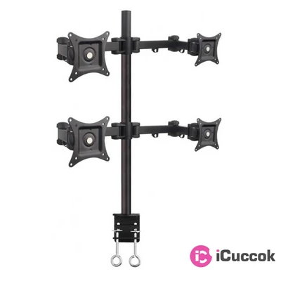 Sbox LCD-352/4 13"-27" 4 LCD dönthető, karos asztali konzol