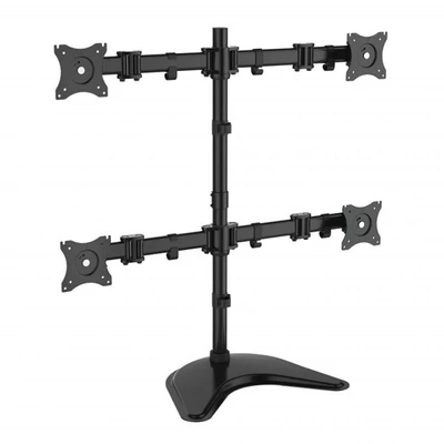 Sbox LCD-F048 13"-27" dönthető, forgatható asztali 4 monitorhoz tartó konzol