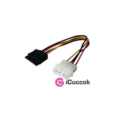 Sbox SATA POWER - 0,25 méter kábel