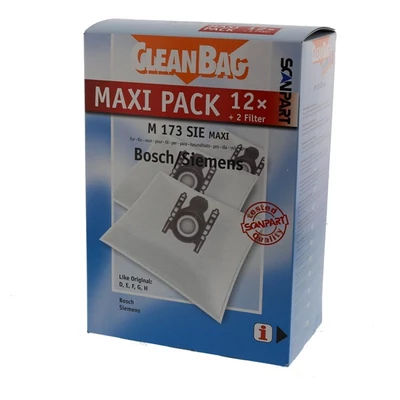 Scanpart 2687438173 BSH D,E,F,G,H 12 db porzsák + 2 db szűrő