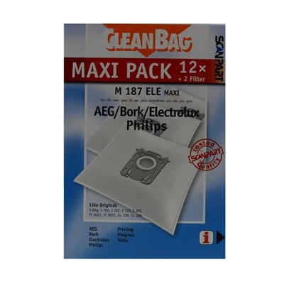 Scanpart 2687441187 S-Bag 12 db porzsák + 2 db szűrő