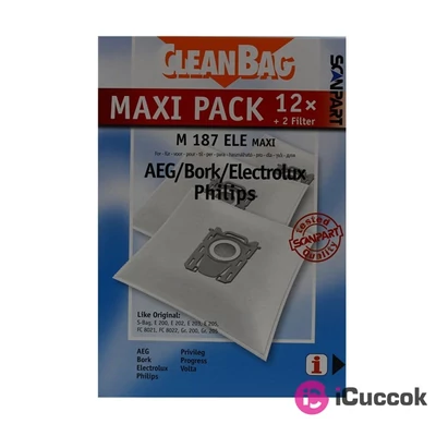 Scanpart 2687441187 S-Bag 12 db porzsák + 2 db szűrő