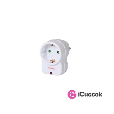 Somogyi NVT 1/WH túlfeszültség védett aljzat fehér