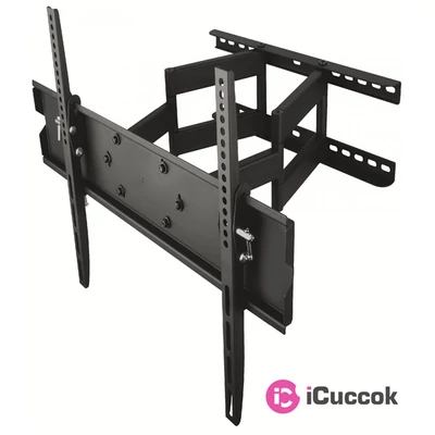 Stell SHO 2050 30"-50" VESA 400x400 kihúzható dupla karos fali konzol