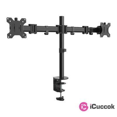 Stell SOS 1020 13"-27" VESA 100x100 Dual asztali monitor tartó konzol