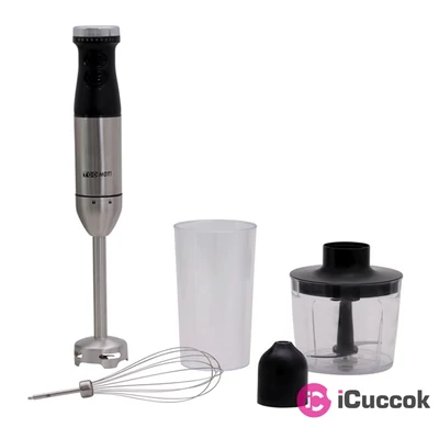 TOO HB-600-501 fekete-inox botmixer szett