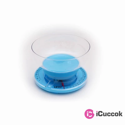 TOO KBSC-100-B kék mechanikus konyhai mérleg