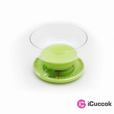 TOO KBSC-100-Y zöld mechanikus konyhai mérleg